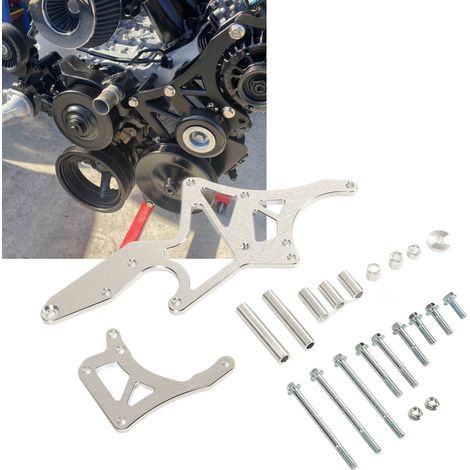 Support de courroie serpentine pour moteur LS, support de conversion interchangeable pour alternateur et pompe de direction assistée (1/5)