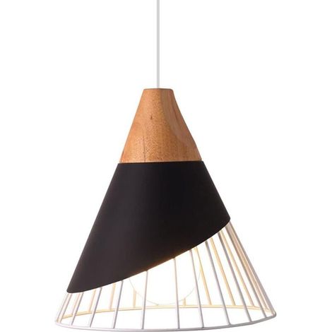 Vintage-Pendelleuchte im Industriestil mit Eisenkäfig, LED-Beleuchtung, E27-Glühbirne, Retro-Leuchte für Loft, Café, Bar (E27-Glühbirne nicht im Lieferumfang enthalten)