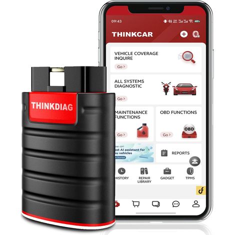 Strumento di scansione OBD II LinDuxe OBD II per veicoli, lettore di codici auto con 15 funzioni di reset per sistemi completi, scanner ECU, 1 anno di aggiornamento gratuito