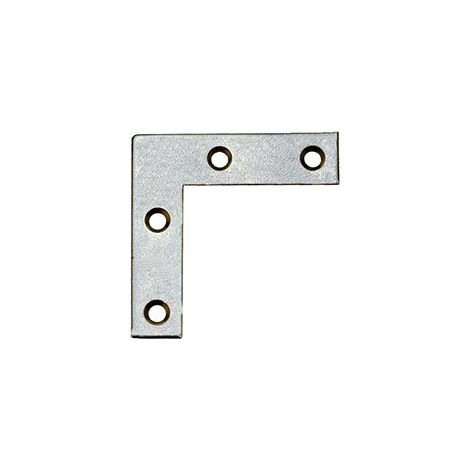 Lastrine angolari di rinforzo 40 x 40 mm. - zincate - 10 pz.
