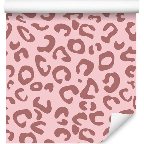 Carta da parati effetto pelle color oro rosa, sfondo corallo, centro corallo, 50x1000 cm (1/5)