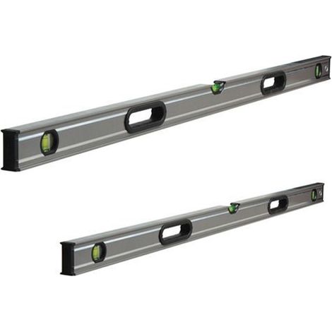 Stanley FatMax Pro Box Beam Spirit Levels 3 Vial 180cm (72"") 120cm (48"") 43-672