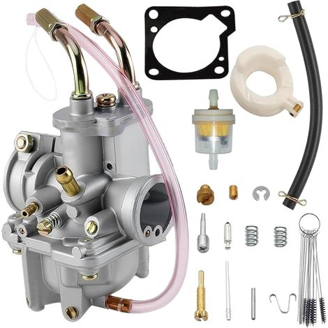 Carburateur pour Yamaha PW 50 PY50 PY 50 YF60 QT50 Y- Zinger YT60L YT60 Y MJ50J MJ50L Moto 50cc Carb 2 Stoke Minibike 1981-2009, Remplace 4X4-14101-00-00, 5PG-14101-00-00 (1/4)
