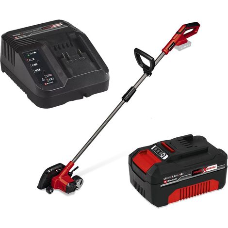 Einhell 18v Cordless Lawn Edge Trimmer 190mm Power X-Change GE-LE + 4AH Kit