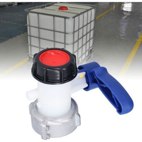 Adaptateur IBC - Robinet De Vidange Universel Pour Reservoir 1000 L - DN50 - Vanne Papillon - 1 Pièce (1/4)