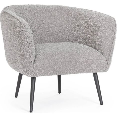 BIZZOTTO Poltrona Avril Grigio Boucle' (1/5)