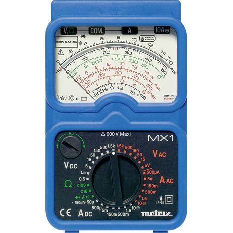 Metrix MX 1 Hand-Multimeter analog CAT III 600 V (1/3)