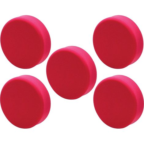 X5 Draper 150mm Polishing Sponge Ultra Soft Hook and Loop Red 15cm 6 Inch 01792