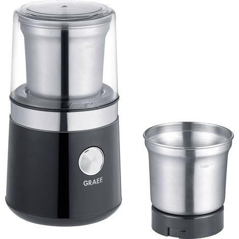 Graef CM102EU Macinino Nero, acciaio inox (1/5)