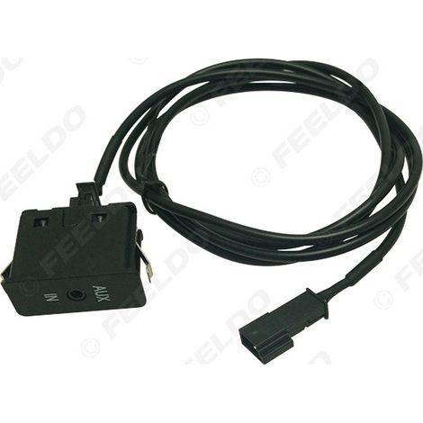 Compatible avec le faisceau de câblage d'interface audio AUX et le câble adaptateur audio AUX des BMW E39, E46, E38, E53 et X5