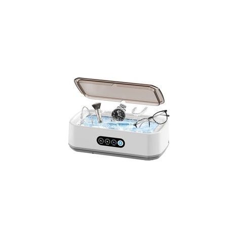 Nettoyeur ultrasons 650ML Nettoyeur professionnel pour lunettes ultrasons Nettoyeur argent 49000Hz avec 3 rglages de NETTOYEUR (1/3)