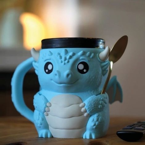 Practical, creative, new portable and cute Dragon Ice Pint Holder (without spoon) - Dragon Ice Cream Pint Holder - A