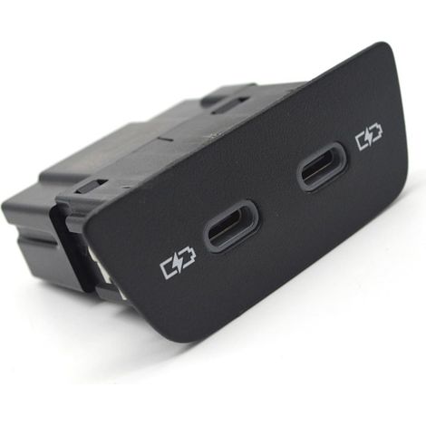 Double port de charge USB C 3G5 035 718 A Interfaces de voiture Installation facile 3G5035718A Double USB Type de remplacement Interfaces de voiture Accessoire automobile Installation facile (1/5)
