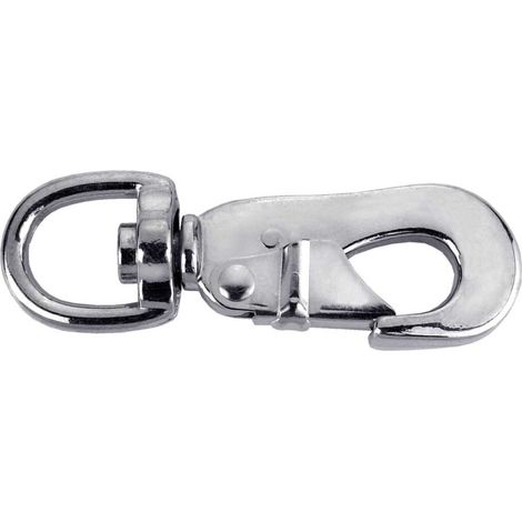 Moschettone "Snap hook" con girella 85 mm. (1/2)