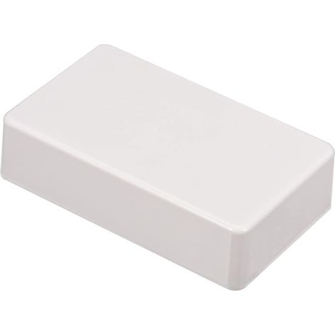 100 x 60 x 25mm Électronique Jonction Boîte Plastique Scellé 1 Pièce Boîtier Cas pour Électrique Projet, Blanc (1/5)