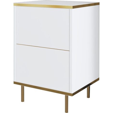 Comodino Kailua 2207 , 60x40x35cm, Truciolare laminato (1/5)