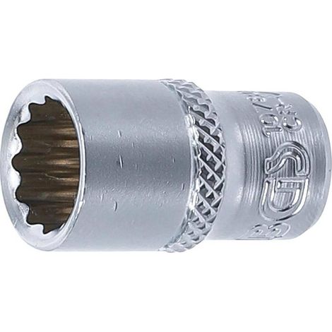 Douille pour Clé Douze Pans 6,3 mm (1/4) - 10 mm - Acier Résistant - Précision et Durabilité, Zones Difficiles - D-Work