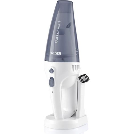 Haeger Bullet Plus aspirateur main gris compact 40W