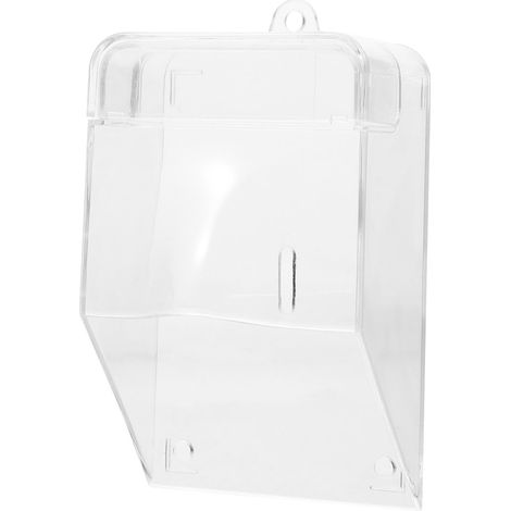 Cache-sonnette Étanche Transparent en PC pour Sonnette Extérieure Housse de Protection la Pluie, Usage Industriel et Commercial, Structure Solide et Solide (1/5)