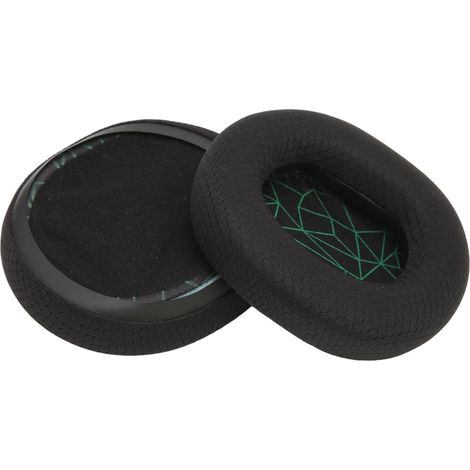 Steelseries Arctis Ersatz-Ohrpolster, komfortabler Akustikschaum, schwarz und grün für Isolierung und Atmungsaktivität. (1/5)