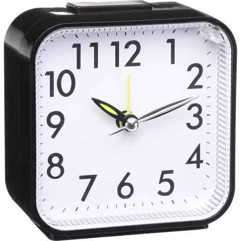 Réveil Analogique Silencieux Sans Tic-Tac, Veilleuse Intégrée, Fonction Snooze, Réveil Portable pour Personnes Âgées et Enfants, Style Simple pour Chambre et Bureau (1/5)