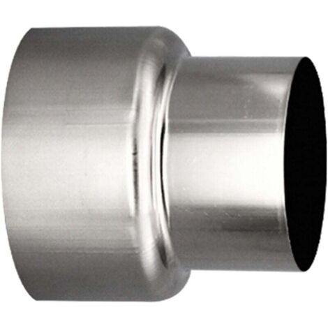 Edelstahl-Schornstein-Abgasrohr-Reduzierstück Ø 80 mm / Ø 60 mm (1 Stück)