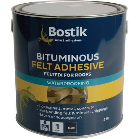 Bostik 30811934 Bituminous Felt Adhesive 2.5 litre BST164024 (1/2)