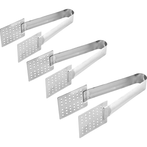 Lot de 3 pinces en acier inoxydable pour sachets de thé, outils de cuisine pour infusion et filtration