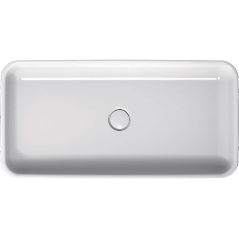 BetteArt lavabo à poser, sans trou pour robinet, sans trop-plein,