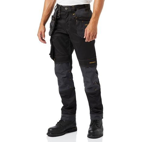 DEWALT Dewharr3229-tb Harrison PRO-Pantaloni Elasticizzati Vita 32" Gamba 29", Nero/Grigio, 32W / 29L Uomo (1/5)