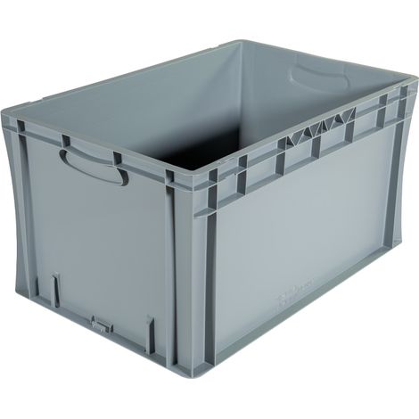 Bac palettisable norme Europe - Poignées fermées - 600x400x320 mm - 64 litres - 5000281