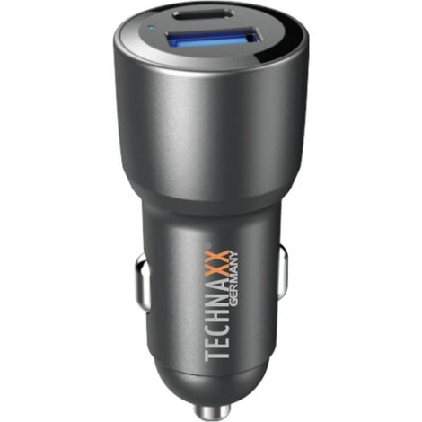 Technaxx Caricabatterie PER AUTO Technaxx Dual 60W TX-306 Portata massima corrente=3 A 12/24 V