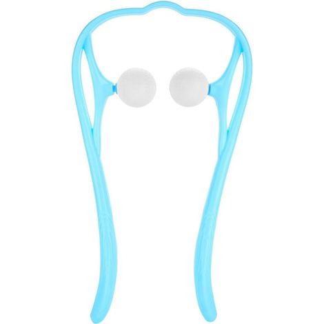 Appareil de massage manuel pour soulager les douleurs cervicales et musculaires, design ergonomique, léger et portable. (1/5)