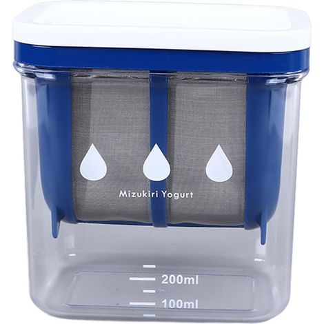 Filtre à Yaourt Grande Capacité Acier Inoxydable  Yaourtière Grecque, Panier Passoire, Mailles Extra Fines, Filtration Efficace (1/5)