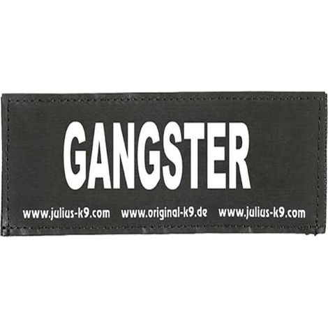 11x3 cm: Gangster Patch Julius K9 austauschbar
