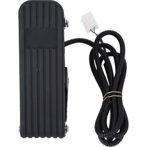 Julihai Gaspedal zur Geschwindigkeitsregelung, hochwertiges ABS-Material, schwarz, 1,5 m Kabellänge, geeignet für E-Bikes und Go-Karts, 100 % neu (1/4)