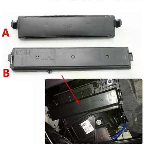 Für 1 Stück Innenraumfilterabdeckung/Klimaanlagen-Blende für Toyota Corolla, RAV4, Camry, Highlander, CHR, Tundra, Sequoia, Sienna, Avalon, Prius-JXLGV