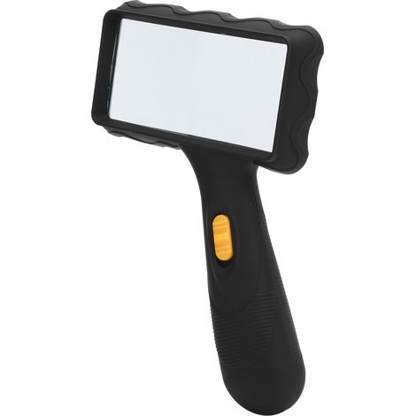 Loupe rectangulaire de poche 2x avec 2 lumières LED pour la lecture de bijoux (1/5)