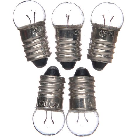 Lampadina con Luce Bianca E10, 3,5 V Set 5 Pezzi 11600 (1/2)