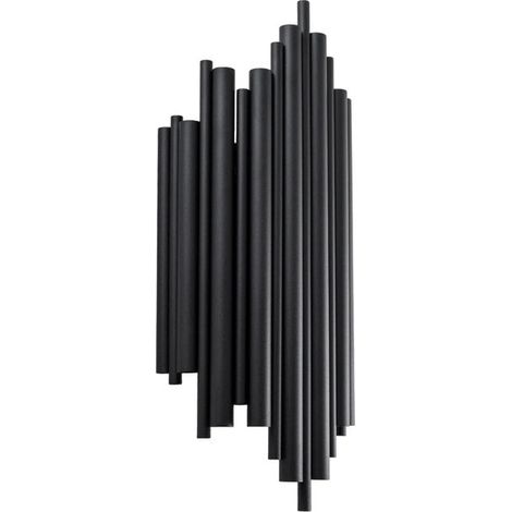 [GEBRAUCHT] B-Ware Opviq Wandleuchte Wandlampe Reis Schwarz Metall Leuchte Lampe 50 Cm E14 Led (1/2)