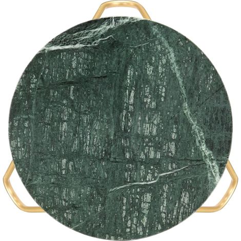 Maison Exclusive - Tavolino da Salotto Verde 40x40x40 cm Pietra Vera Testura Marmo