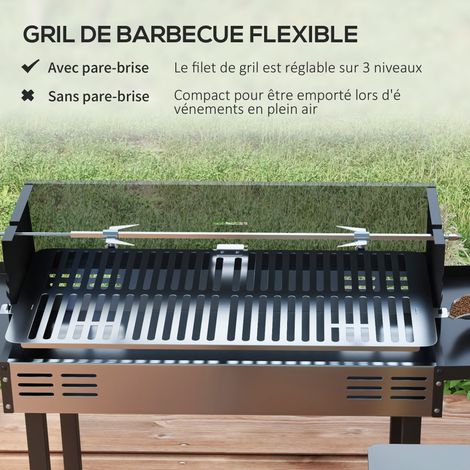 Barbecue En Bois Imagibul – Avec Accessoires Pour Enfants De 3 à 8 Ans