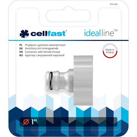 CELLFAST - RACCORD AVEC FILETAGE FEMELLE - IDEAL LINE™ PLUS - 1'' CF50-660 (1/2)