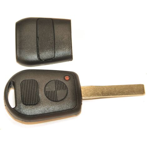 BMW25 - Coque de cle et lame compatible avec BMW 2 boutons (1/2)