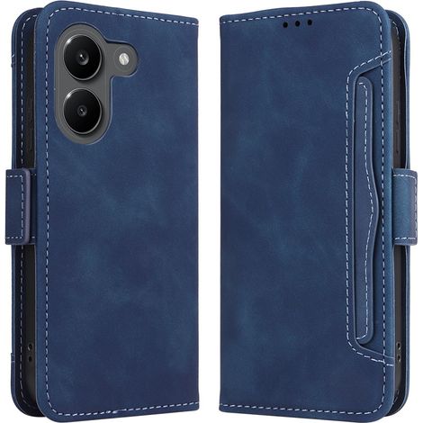 Custodia a libro per Xiaomi Poco X8 Pro, con slot per carte, blu (1/5)