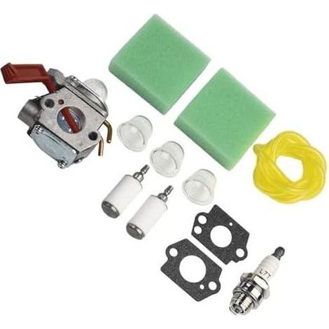 Kit complet de carburateur pour débroussailleuse Homelite B25C BC2500R D725CD D825SB F2020 F3040 F3050 avec kit pièces - (1/5)
