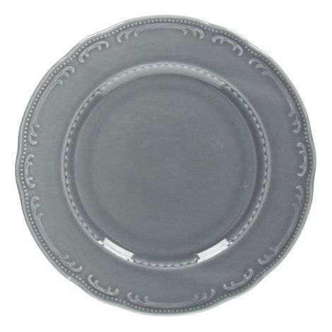Wienna grigio piatto tondo 31 cm tognana