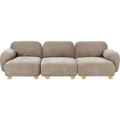 Modulsofa 3-Sitzer AMLI Stoff Beige