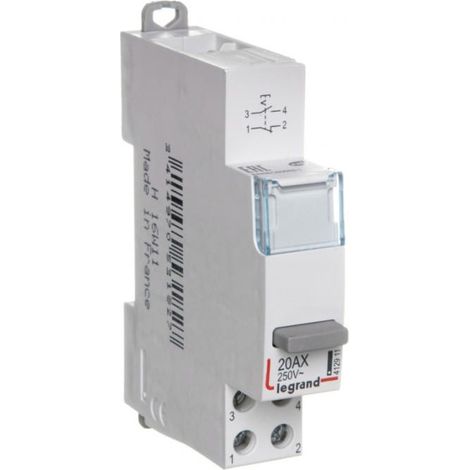 Interruttore modulare bistabile 1NO 1NC 20A 250V AC LP412 412911
