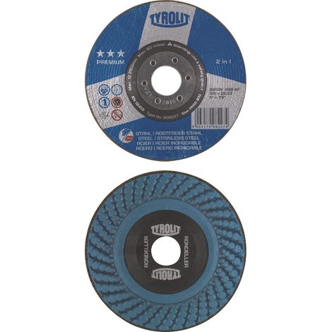 DISCO PARA AMOLAR 125 MM A60-BF TYROLIT BD125A60 (1/5)